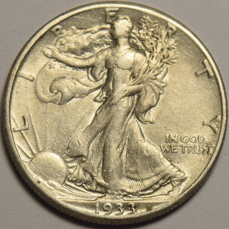 1933-S Walking Liberty Half . . . . Extremely Fine