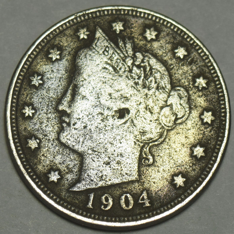 1904 Liberty Nickel . . . . VF corrosion
