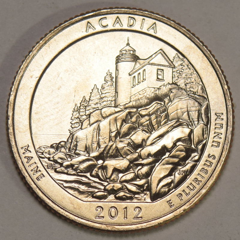 2012-S Acadia Quarter . . . . Gem Brilliant Uncirculated