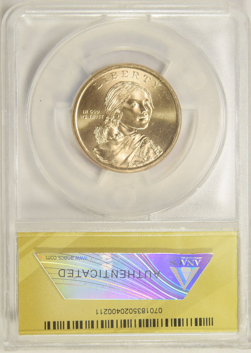 2016-P Native American Dollar . . . . ANACS MS-67 First Day of Issue
