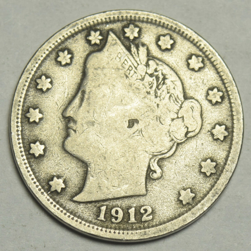 1912-S Liberty Nickel . . . . Very Good