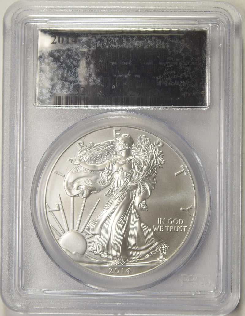 2014 Silver Eagle PCGS MS-70 First Strike Silver Label