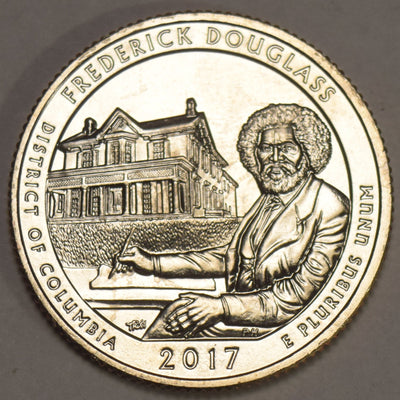 2017-S Fredrick Douglas National Historic Site, DC Quarter  Gem Brilliant Uncirculated