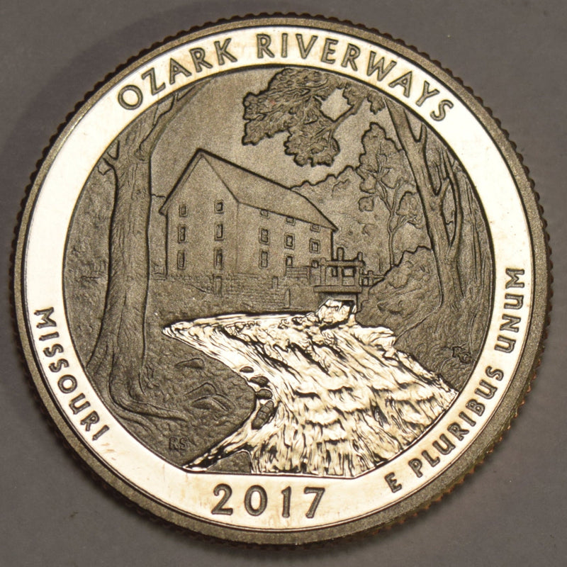 2017-S Ozark National Park, MO Quarter  Enhanced BU