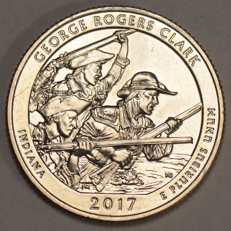 2017-S George Rogers Clark Quarter . . . . Gem Brilliant Uncirculated