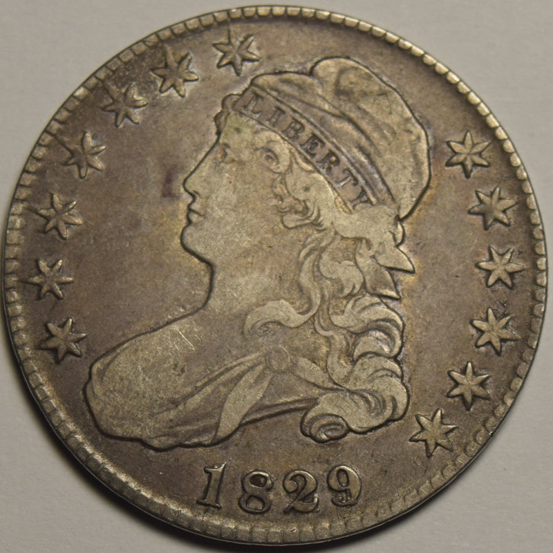 1829 9/7 Bust Half . . . . Extremely Fine