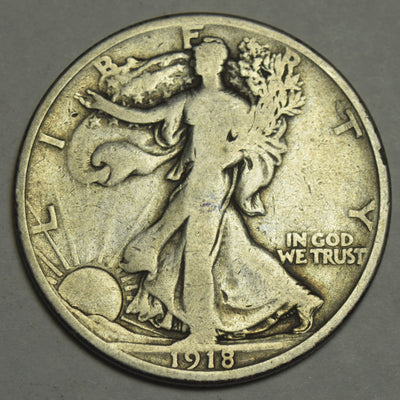 1918-S Walking Liberty Half Very Good