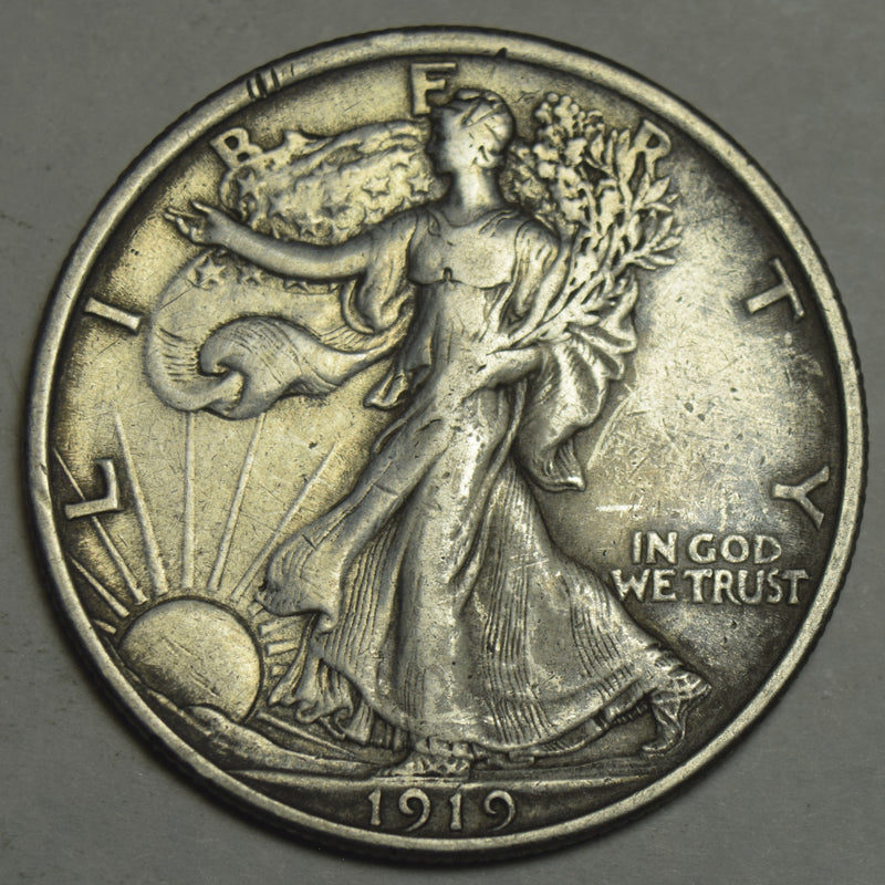 1919 Walking Liberty Half . . . . Extremely Fine