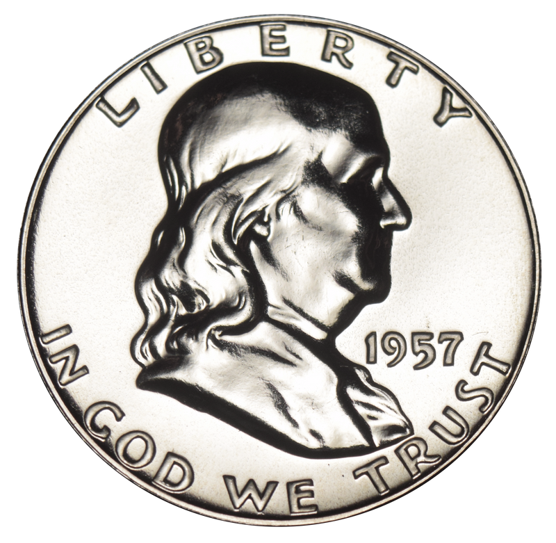 1957 Franklin Half Gem Brilliant Proof