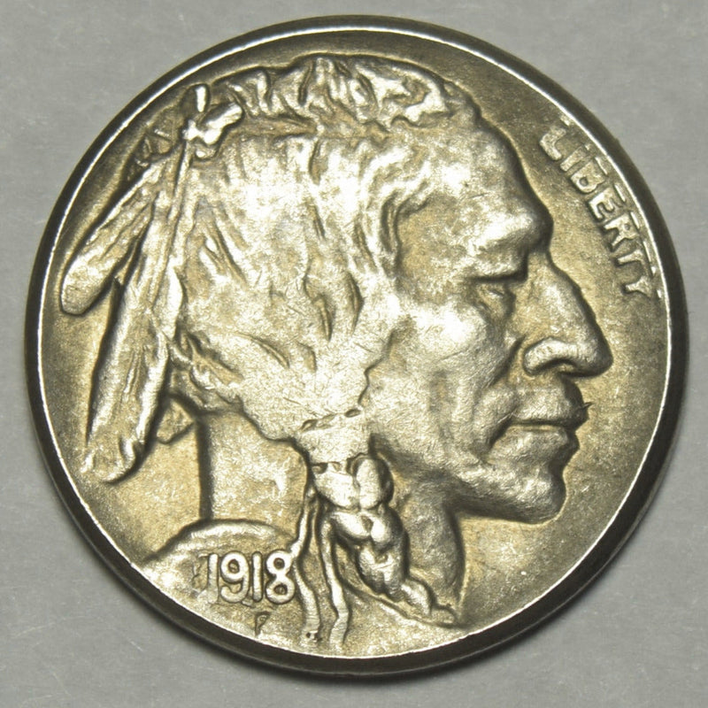 1918-S Buffalo Nickel . . . . Choice About Uncirculated