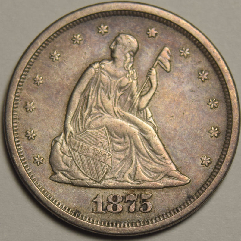 1875-S Twenty Cent Piece . . . . Extremely Fine