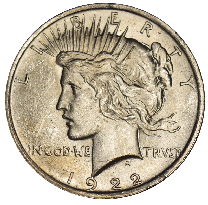 1922 Peace Dollar Select Brilliant Uncirculated