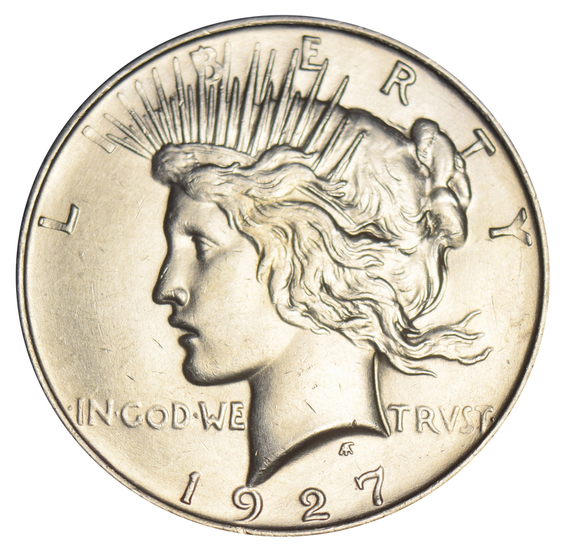 1927-D Peace Dollar . . . . Select Brilliant Uncirculated