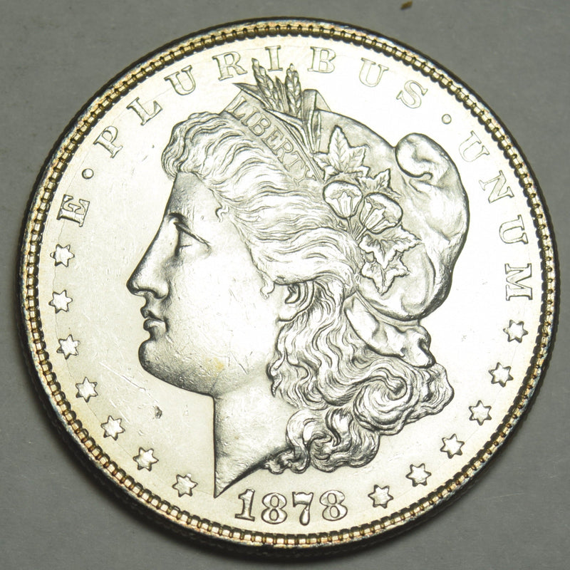 1878 8TF Morgan Dollar . . . . Choice Brilliant Uncirculated