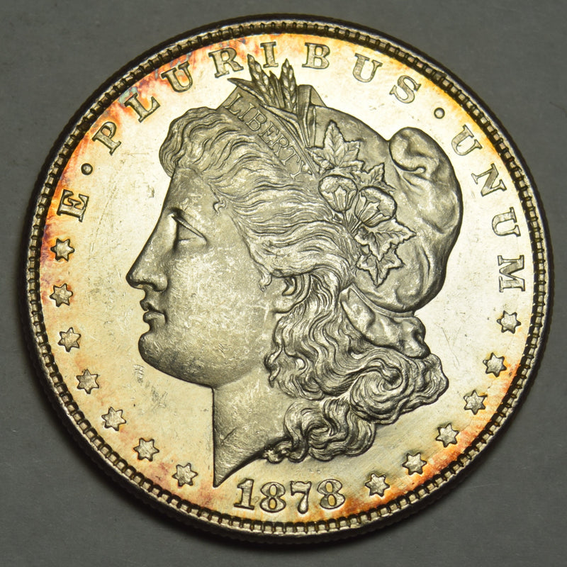 1878 8TF Morgan Dollar . . . . Choice BU+ Prooflike