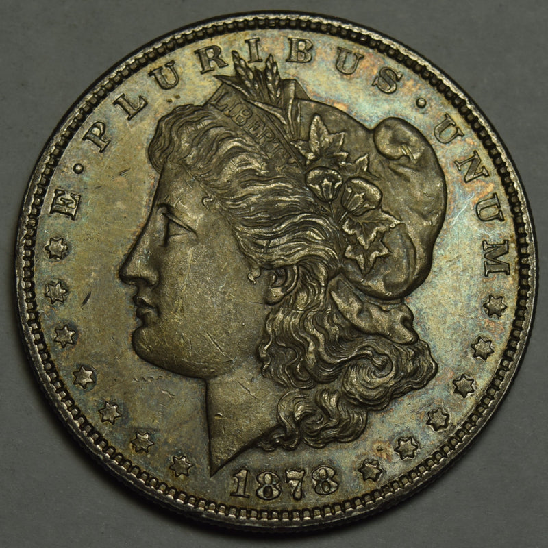 1878 Reverse of 1879 Morgan Dollar . . . . Choice BU Toned