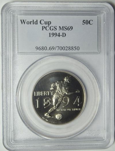 1994-D World Cup Half . . . . PCGS MS-69