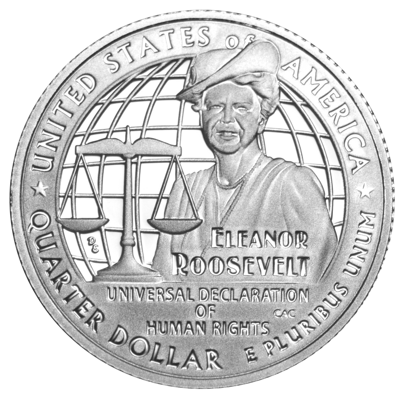 2023-S  Silver Eleanor Roosevelt Quarter . . . . Superb Brilliant Proof Silver