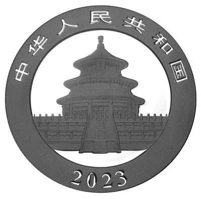2023 Chinese Panda 30 grams .9999 silver