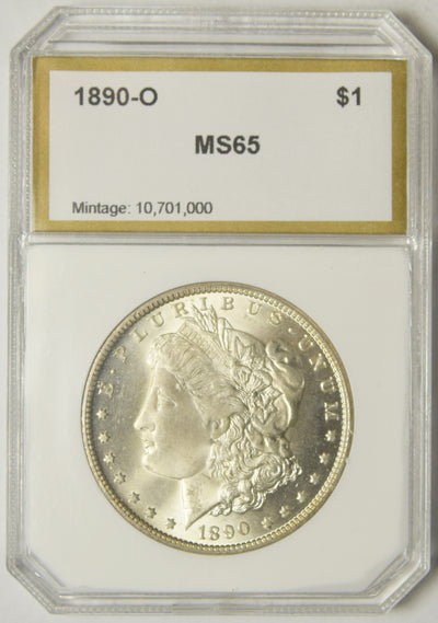 1890-O Morgan Dollar . . . . PCI MS-65