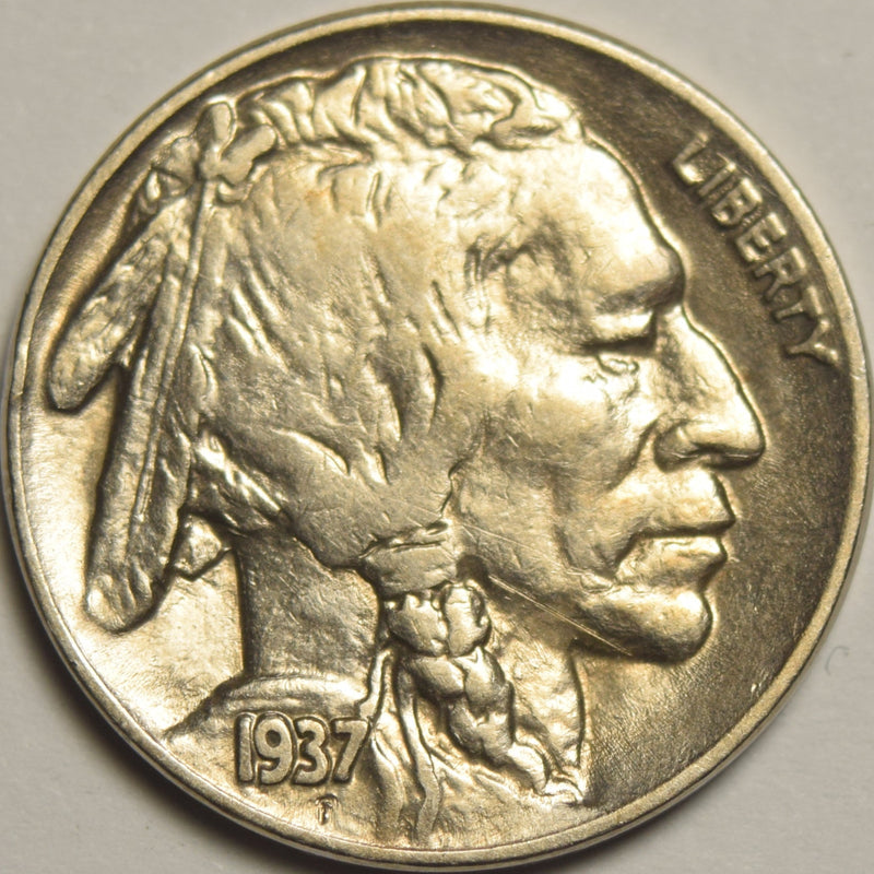 1937-D Buffalo Nickel . . . . Choice About Uncirculated