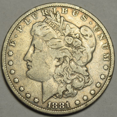 1881 Morgan Dollar Fine