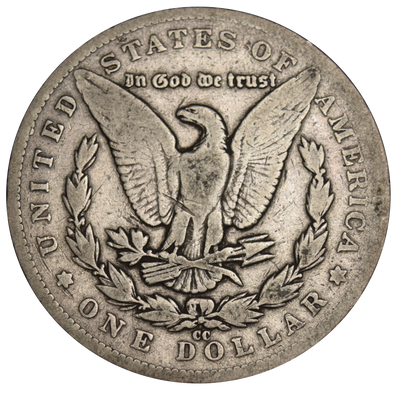 1889-CC Morgan Dollar . . . . VG/Fine