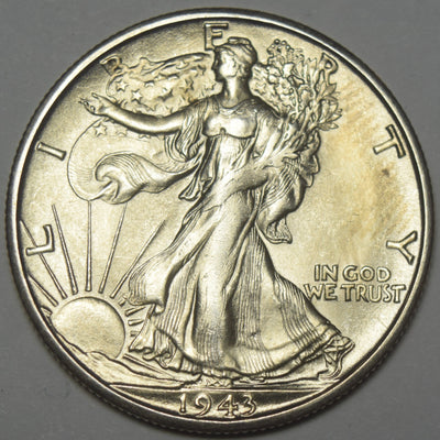 1943-S Walking Liberty Half Brilliant Uncirculated