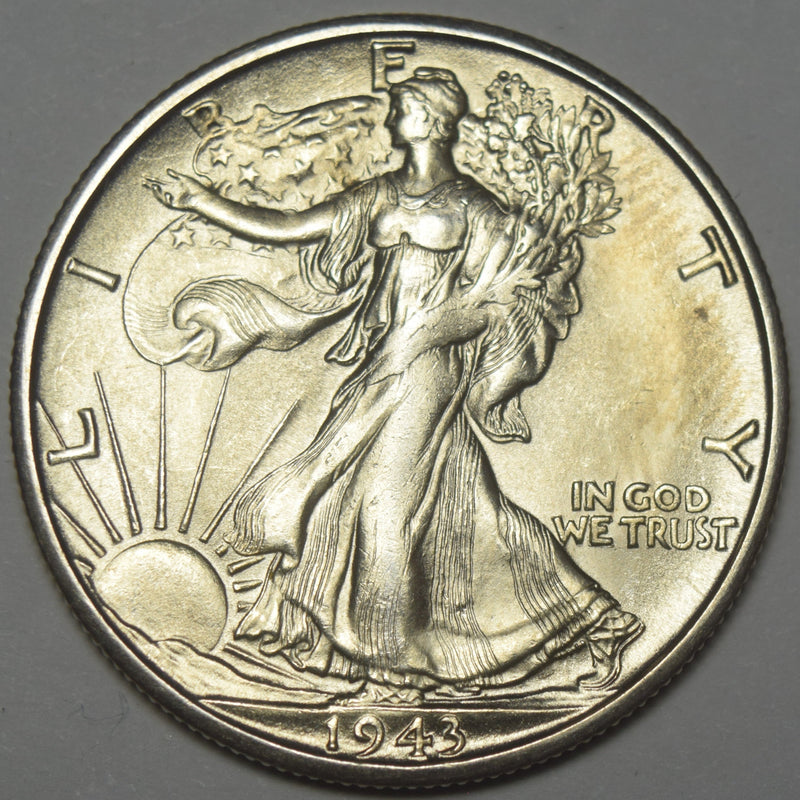1943-S Walking Liberty Half Brilliant Uncirculated
