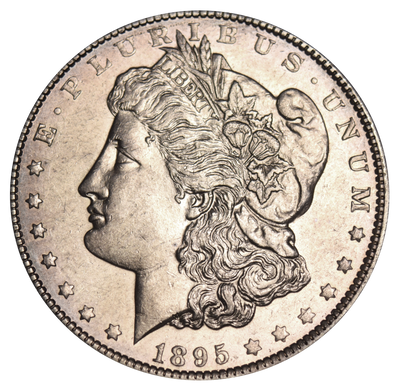 1895-O Morgan Dollar Choice AU+