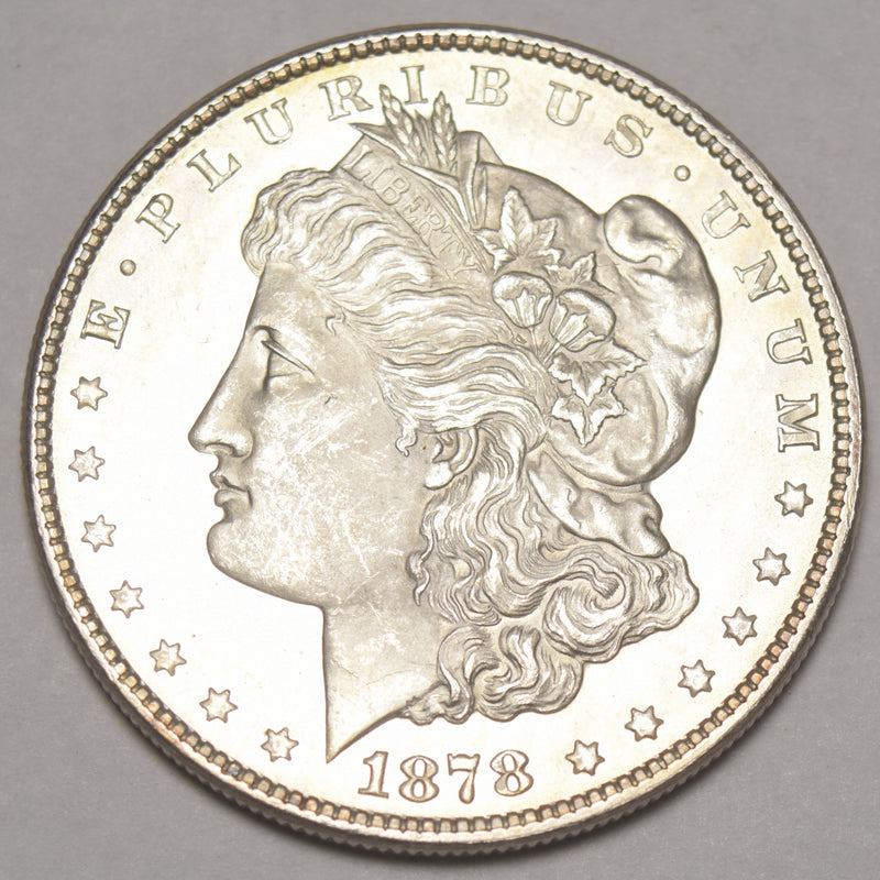 1878 7/8TF Morgan Dollar . . . . Choice BU+