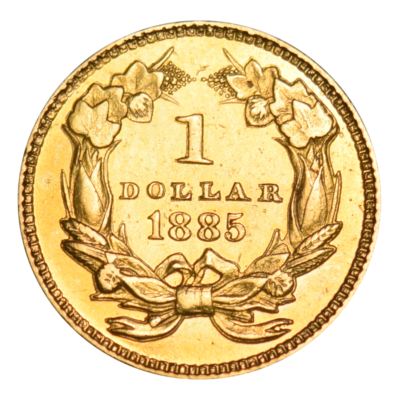 1885 $1.00 Gold . . . . Choice Brilliant Uncirculated