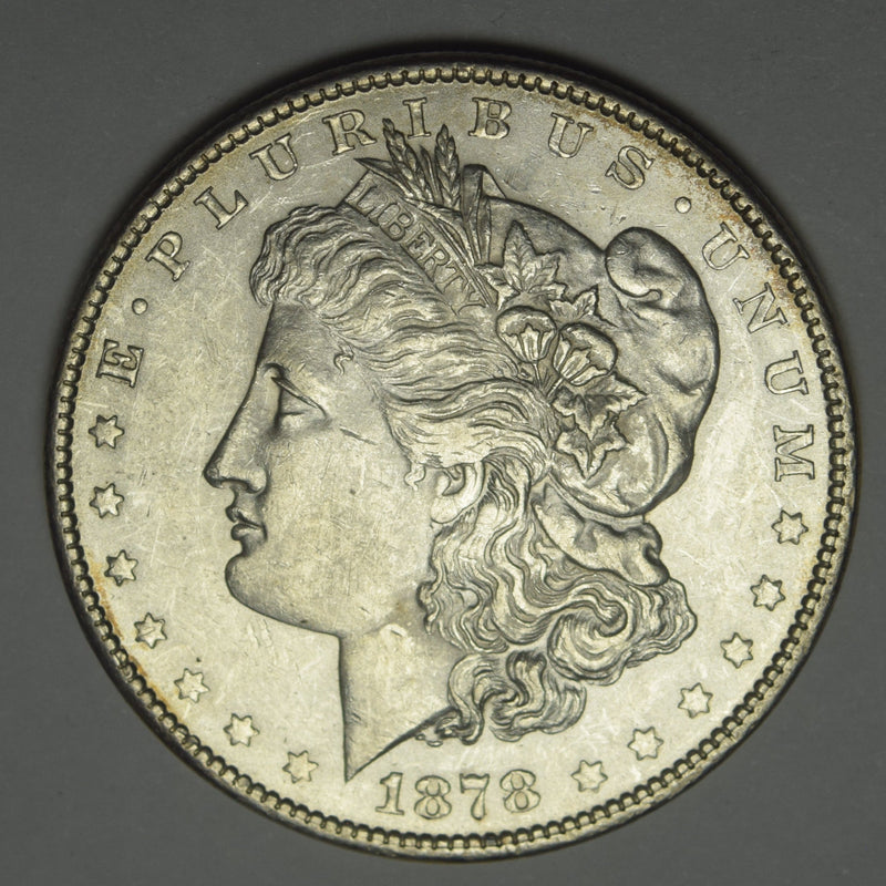 1878 Reverse of 1879 Morgan Dollar Select BU+