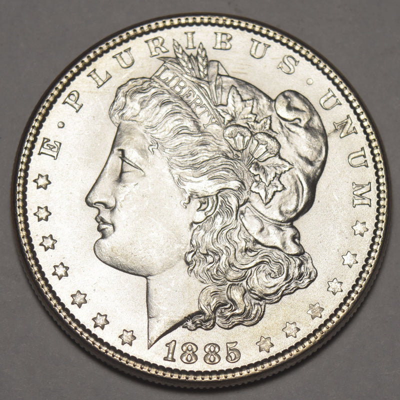 1885 Morgan Dollar . . . . Superb Brilliant Uncirculated