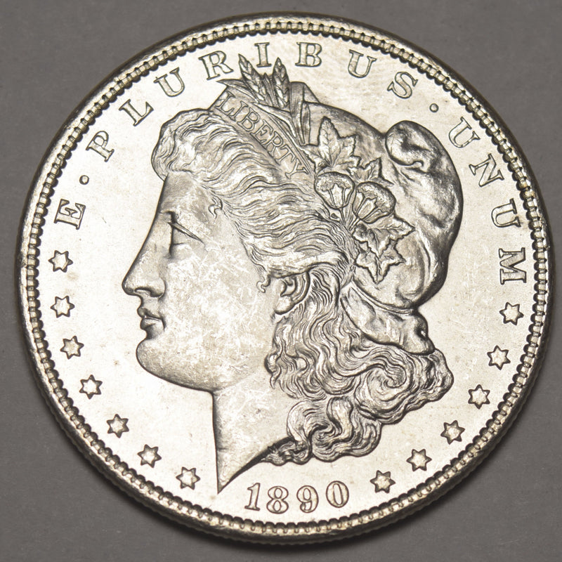 1890-CC Morgan Dollar . . . . Choice BU+