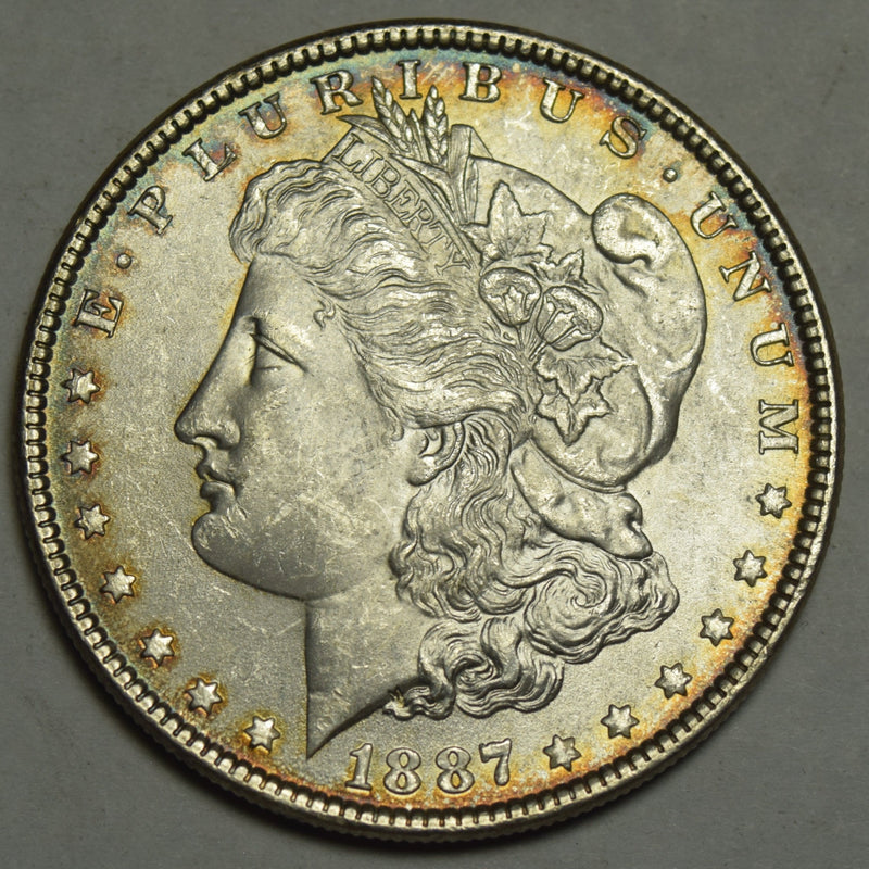 1887 Morgan Dollar . . . . Choice BU Color!