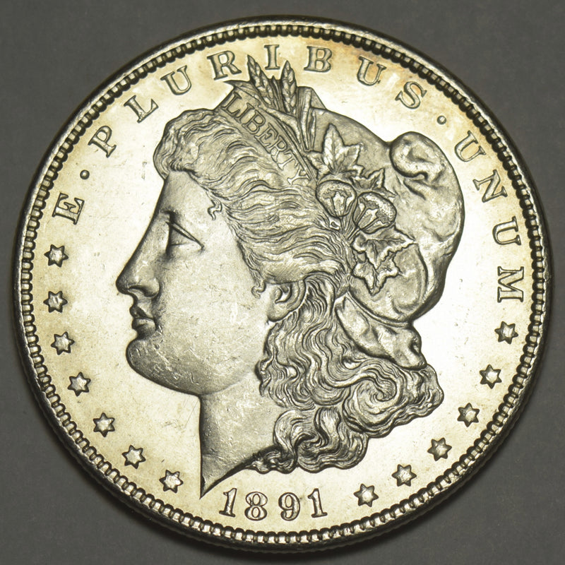 1891-CC Morgan Dollar . . . . Choice BU Prooflike