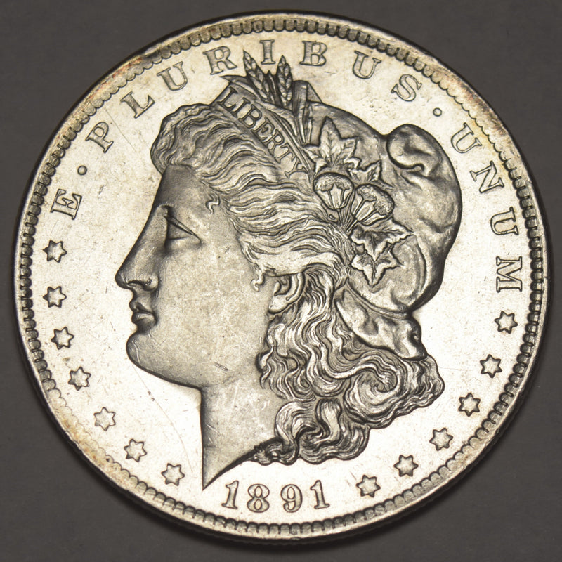 1891-CC Morgan Dollar . . . . Select BU Prooflike