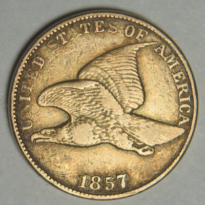 1857 Flying Eagle Cent Extremely Fine