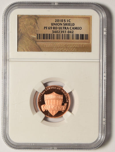 2010-S Lincoln Shield Cent . . . . NGC PF-69 RD Ultra Cameo
