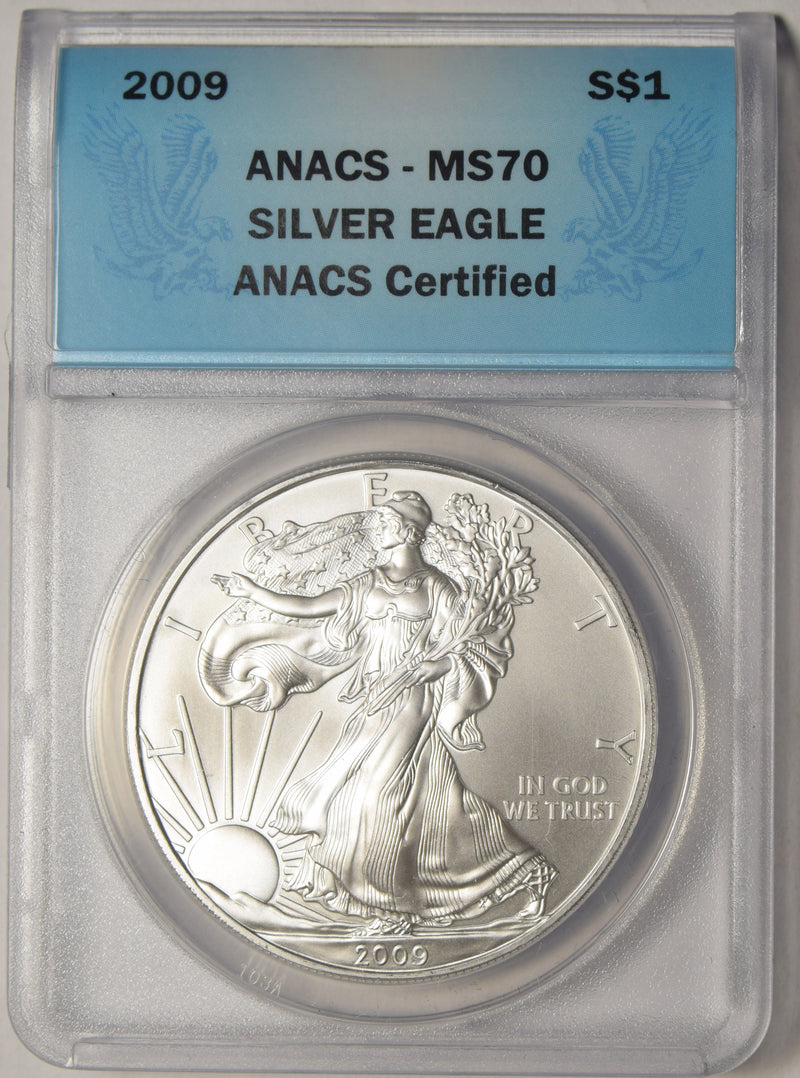 2009 Silver Eagle . . . . ANACS MS-70