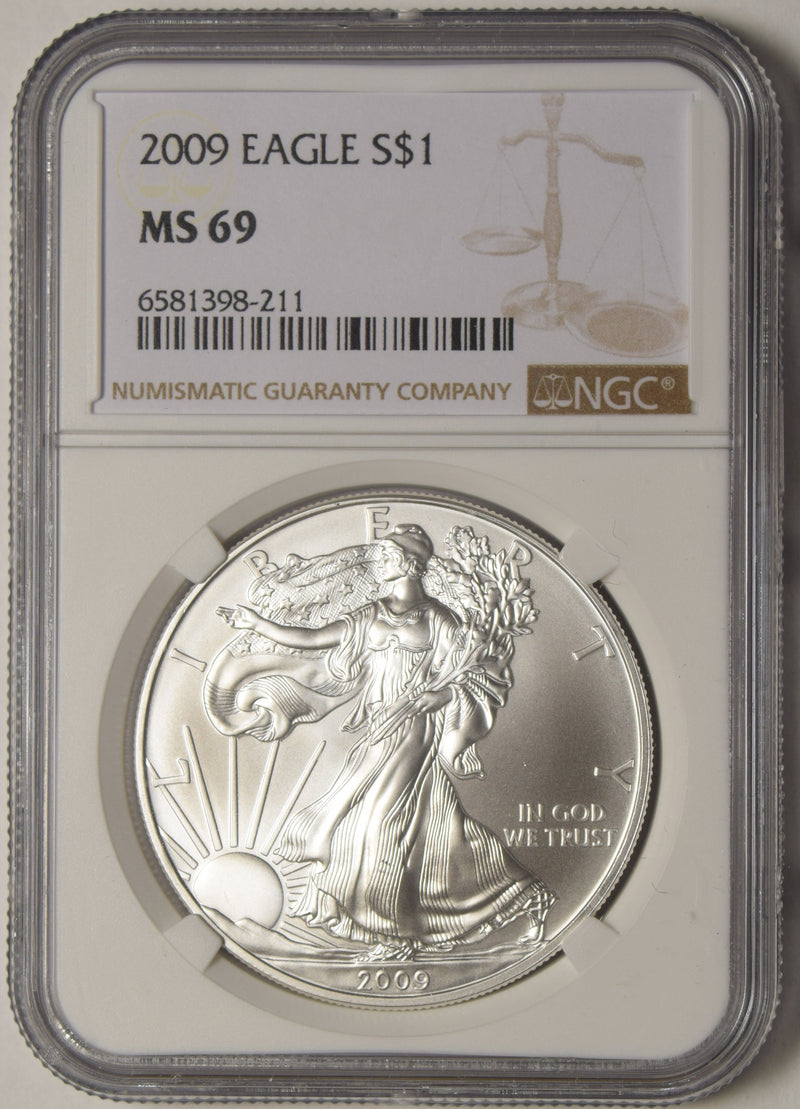 2009 Silver Eagle . . . . NGC MS-69