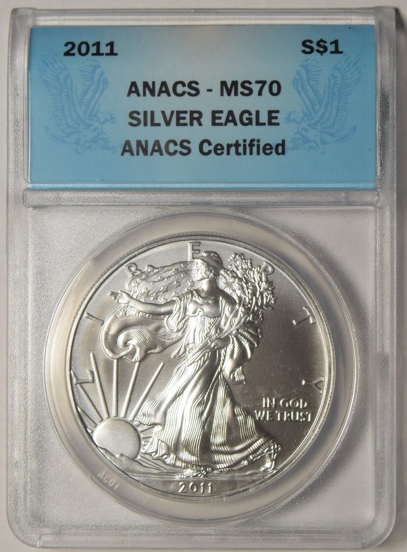 2011 Silver Eagle . . . . ANACS MS-70