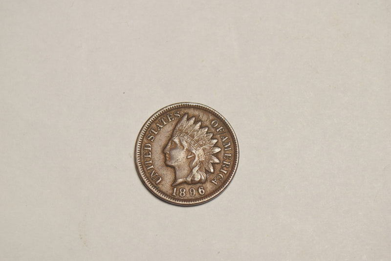 1896 Indian Cent . . . . XF corrosion