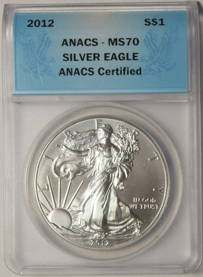 2012 Silver Eagle . . . . ANACS MS-70