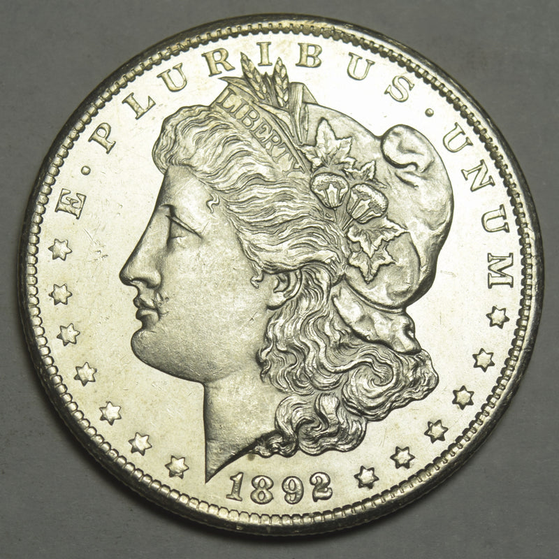 1892-CC Morgan Dollar . . . . Choice BU Prooflike