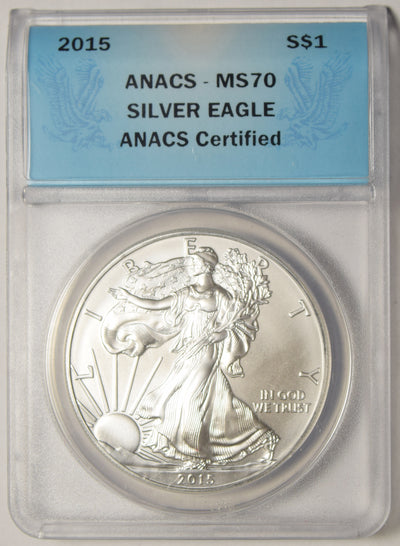 2015 Silver Eagle . . . . ANACS MS-70