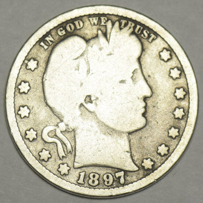 1897-O Barber Quarter Good