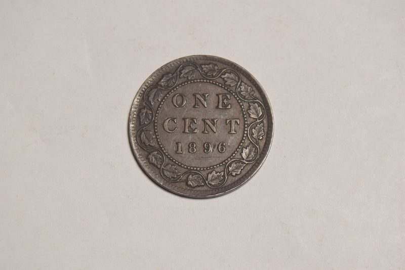 1896 Canadian Cent . . . . Choice About Uncirculated