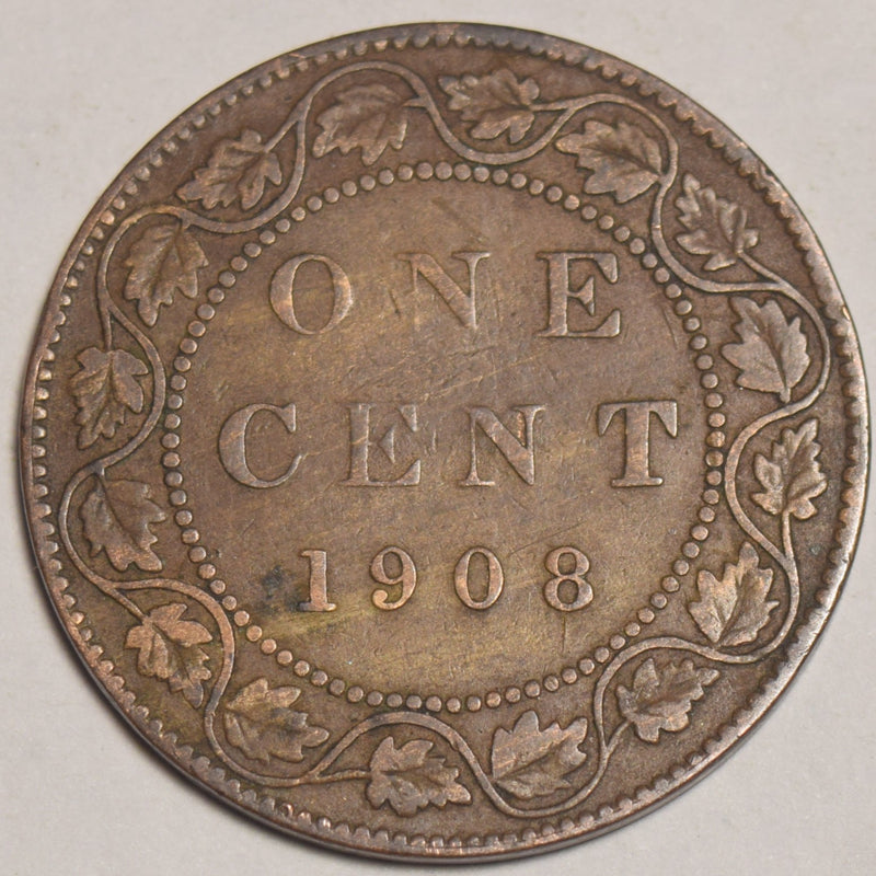 1908 Canadian Cent . . . . Very Fine